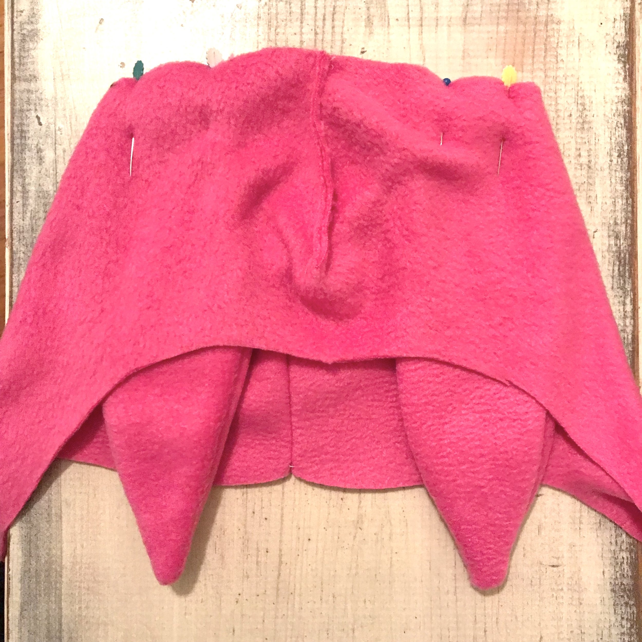 Luise Belcher pink bunny hat printable PDF pattern, adult size