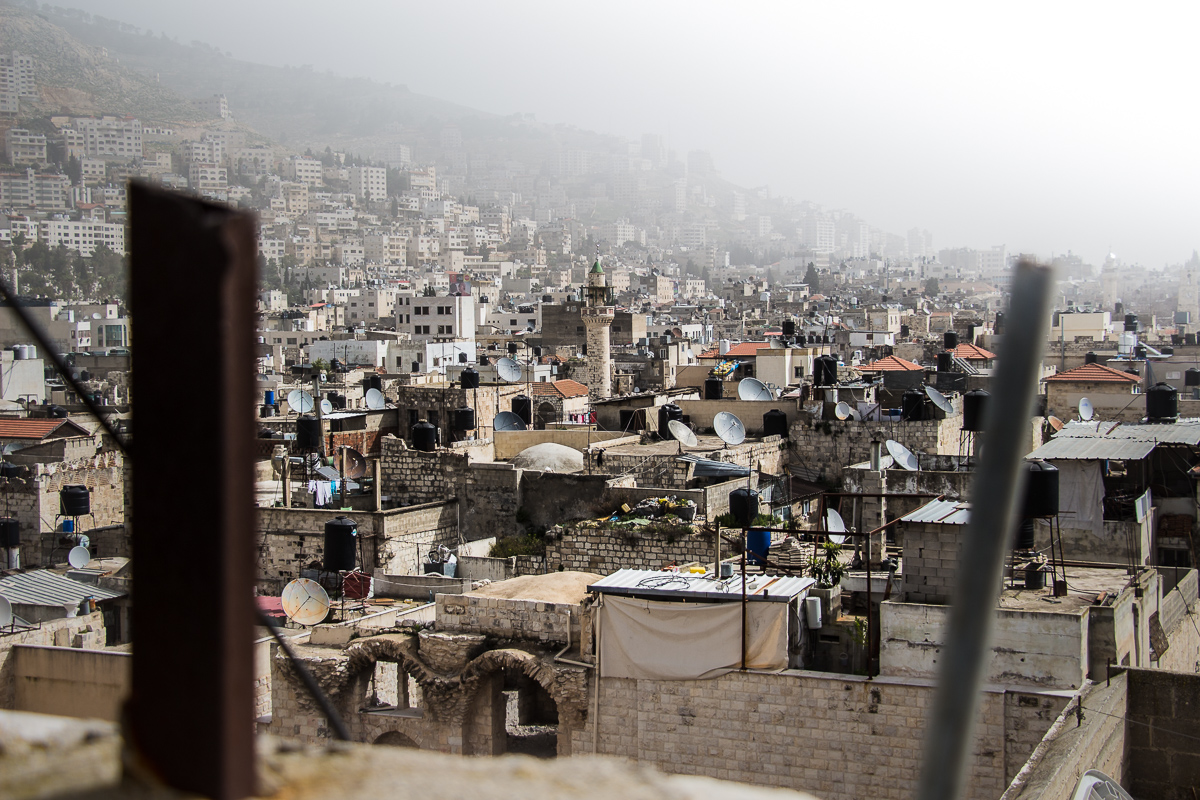 “When the second intifada happened, we learned to take the rooftops. We’d live up here, watching. We learned how to disappear from sight.”