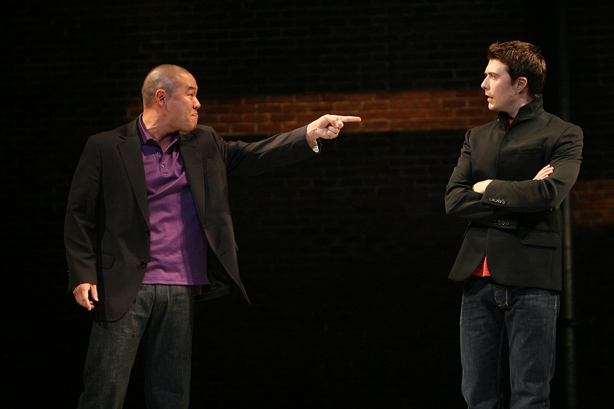 Hoon Lee and Noah Bean. Photo by Michal Daniel for the Public Theatre, 2007