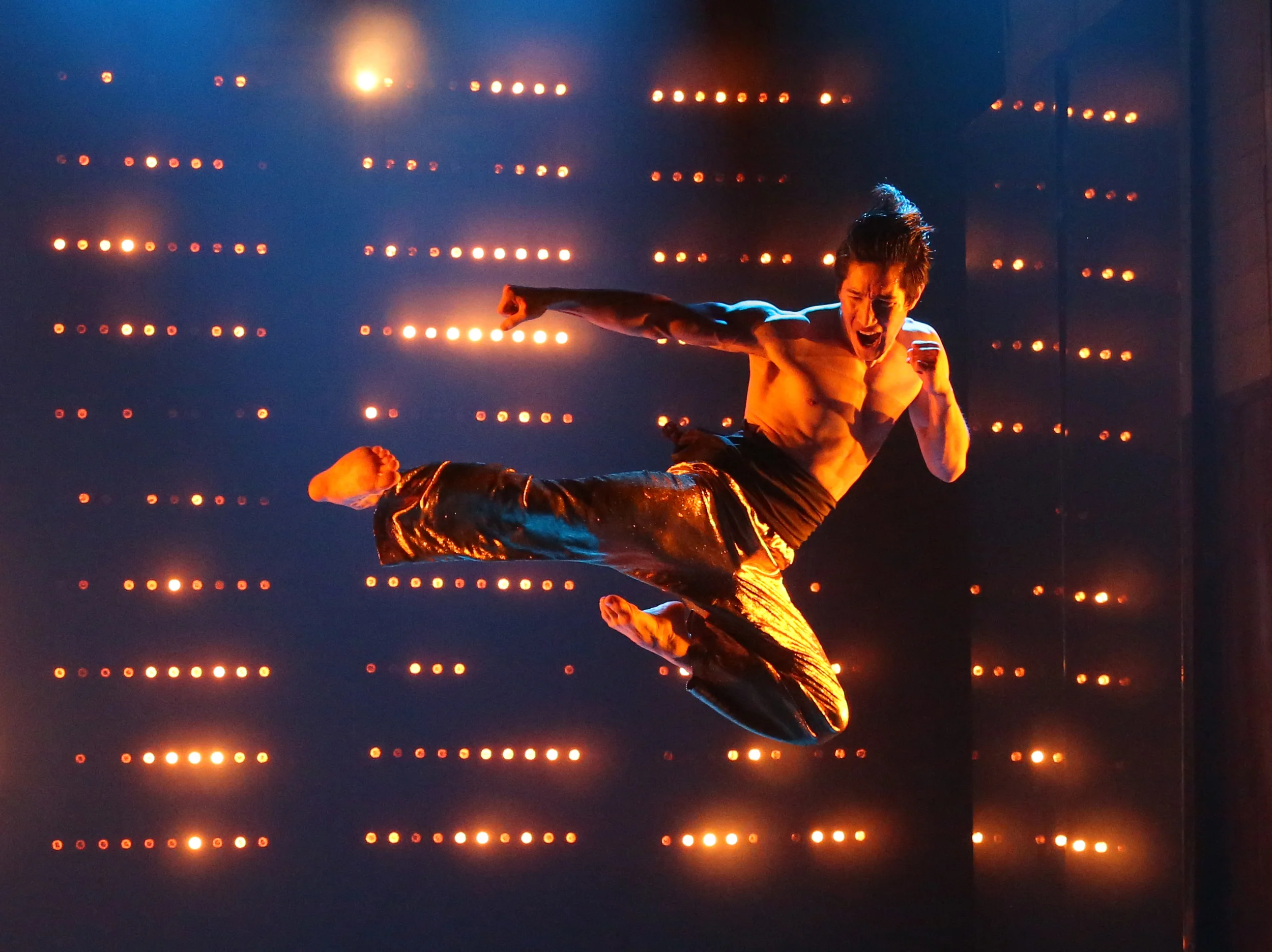 Cole Horibe. Photo by Joan Marcus for Signature Theatre, 2014
