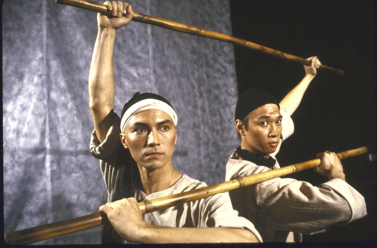 Actors (L-R) John Lone and Tzi Ma. Photo by Martha Swope  for the Public Theatre, Courtesy NYPL