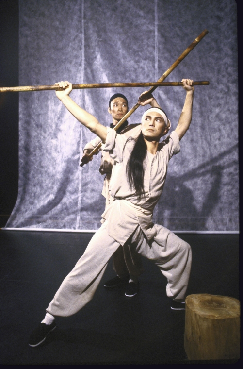 Actors (L-R) Tzi Ma and John Lone. i Photo by Martha Swope  for the Public Theatre, Courtesy NYPL