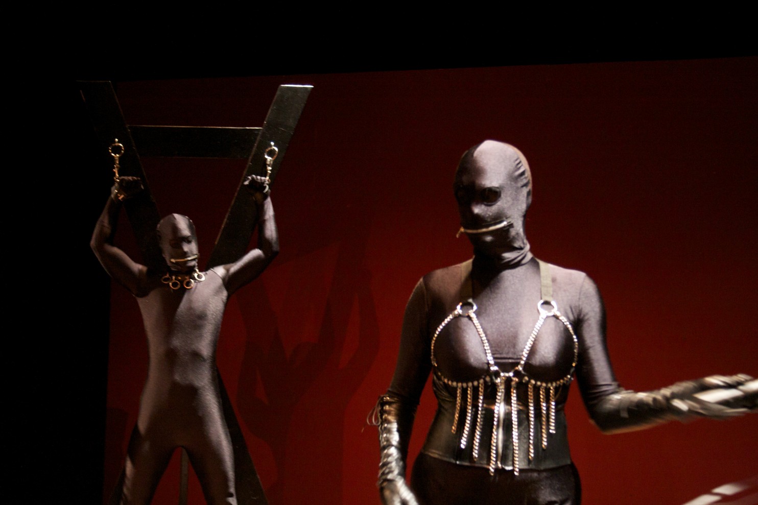 Allyson Harkey and Jacob Yeh in Bondage. Photo by Lucas Zuniga, courtesy` - Washington Post.