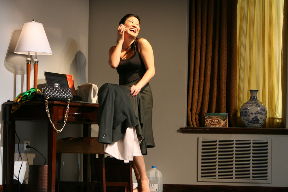 Jennifer Lim. Jennifer Lim 和James Waterson. Eric Y. Exit摄于古德曼剧院，2011