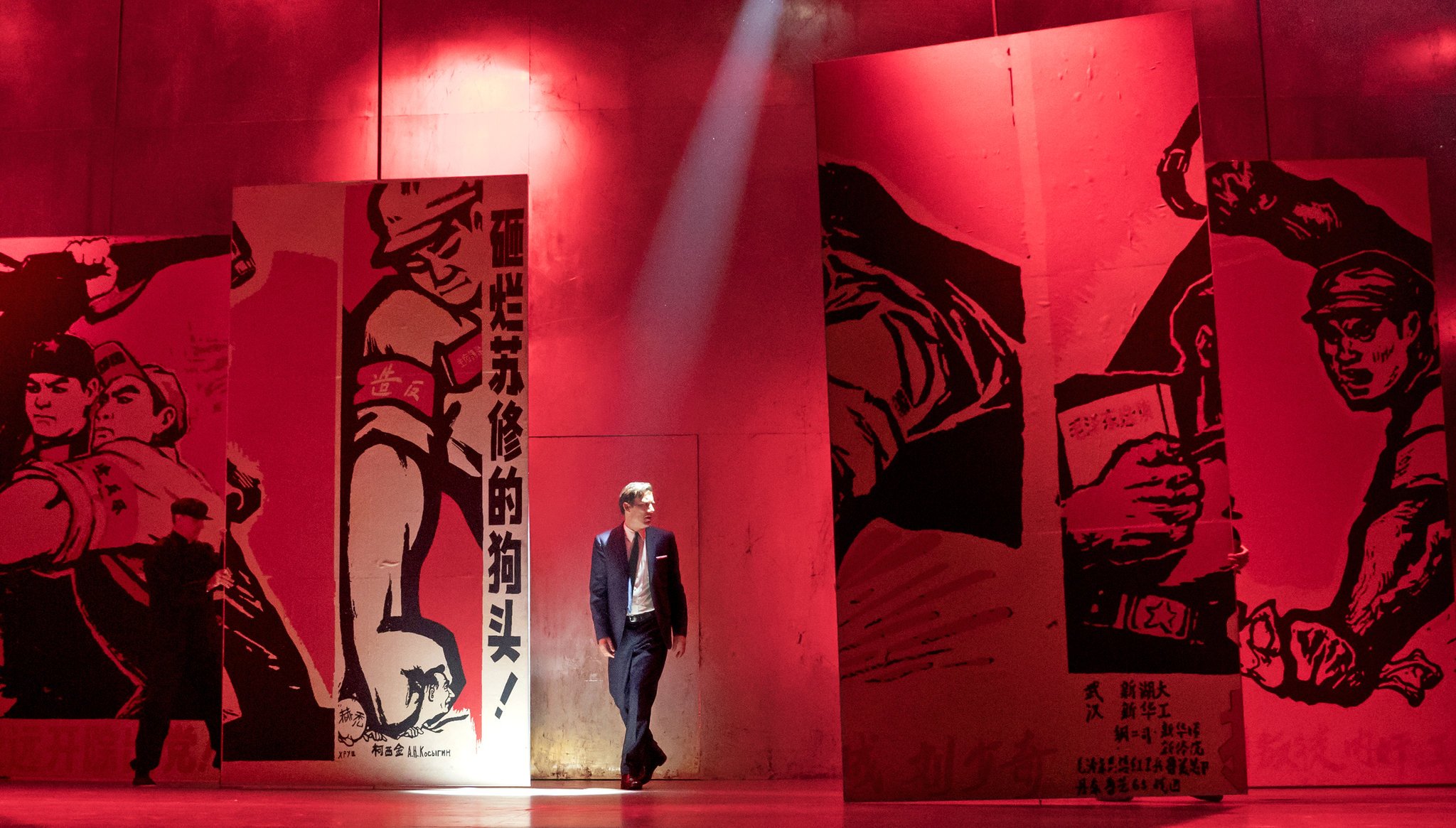 Clive Owen as a French diplomat in the Broadway revival of David Henry Hwang’s “M. Butterfly.” Credit Sara Krulwich/The New York Times