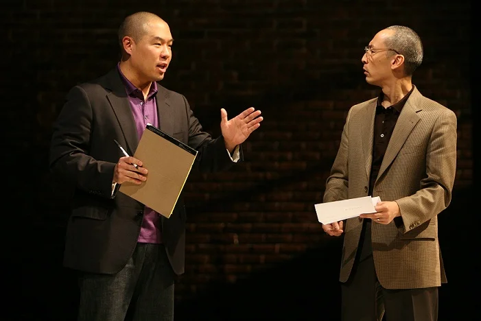 Yellow Face at the Public Theatre. Photo by Michal Daniel