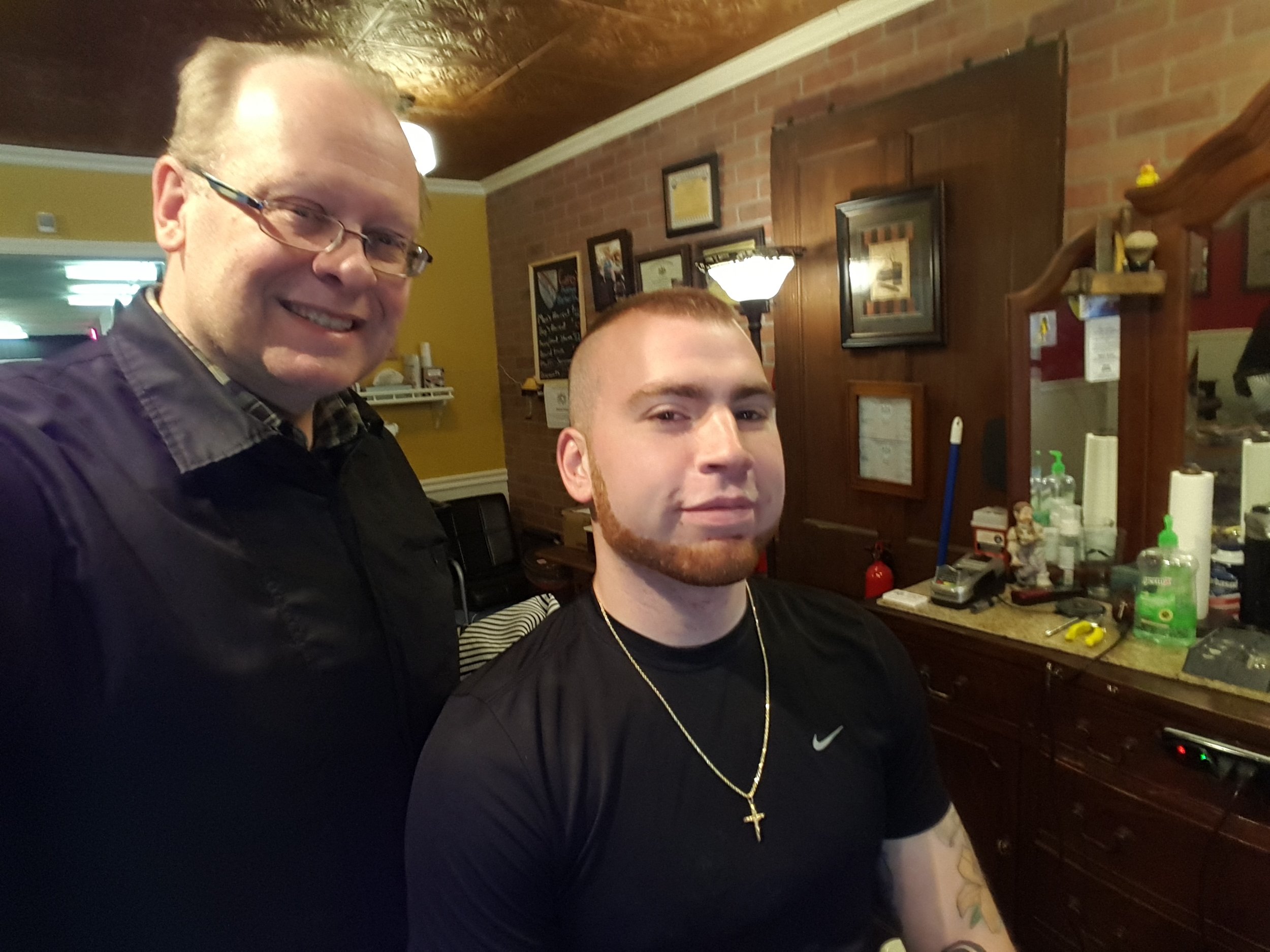 Friends and Visitors — Carey's Avenue Barber Shop