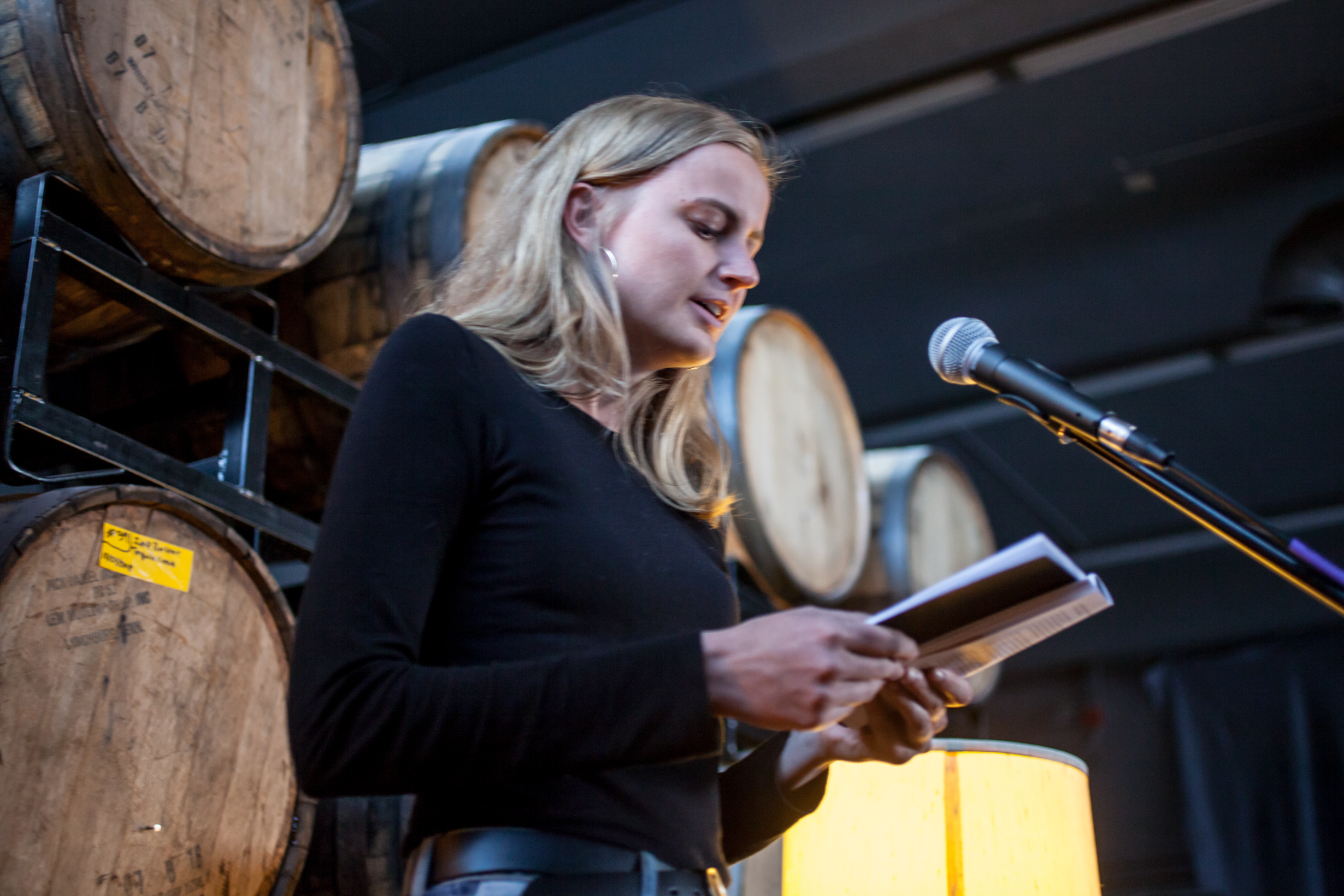 Erika Oakvik at Disquiet Release, 2019 Photographer, Hannah Skewes
