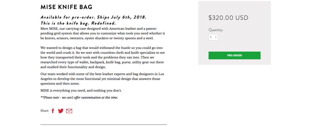 My contributions included name testing, social media strategy, influencer marketing, and copy + creative for product page, newsletter, and press release.