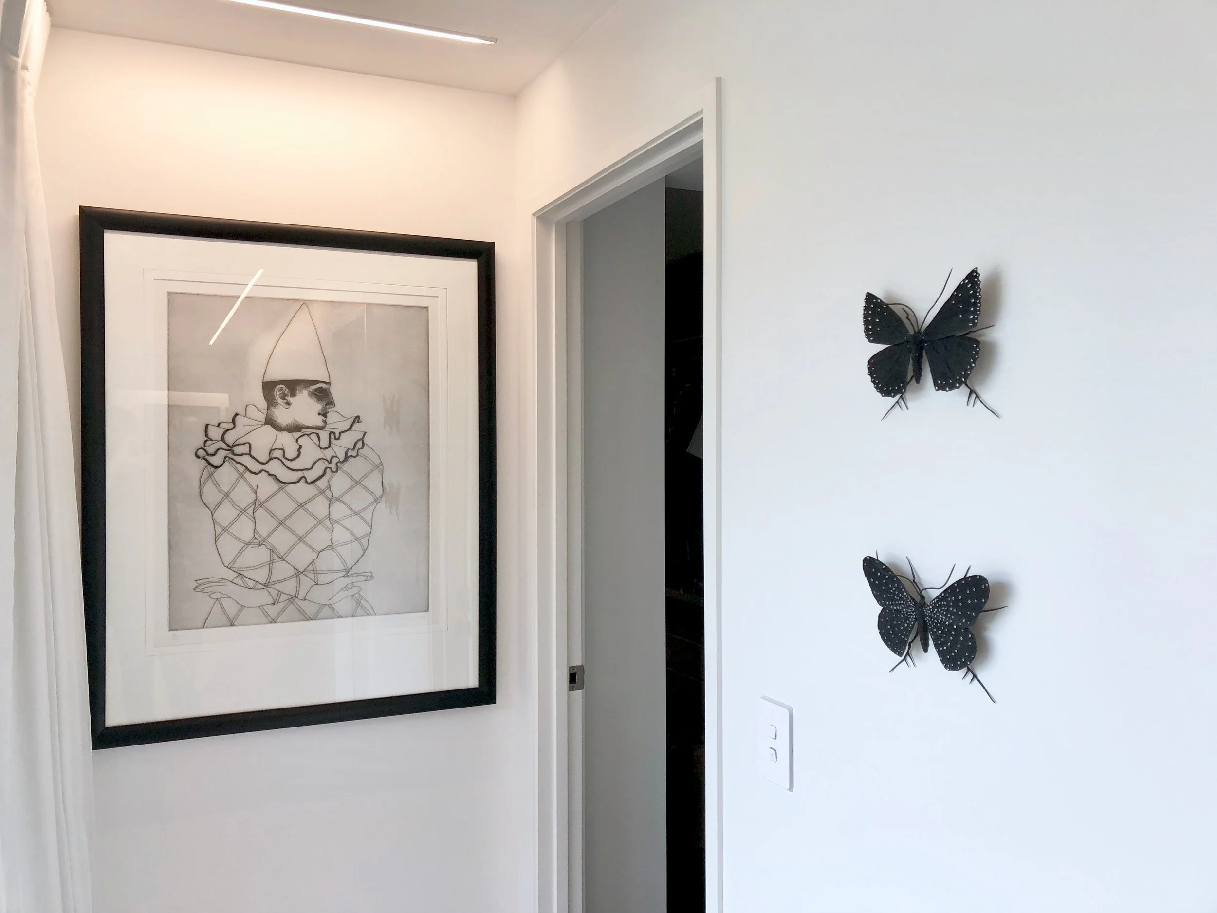 bronze moths by Elizabeth Thompson