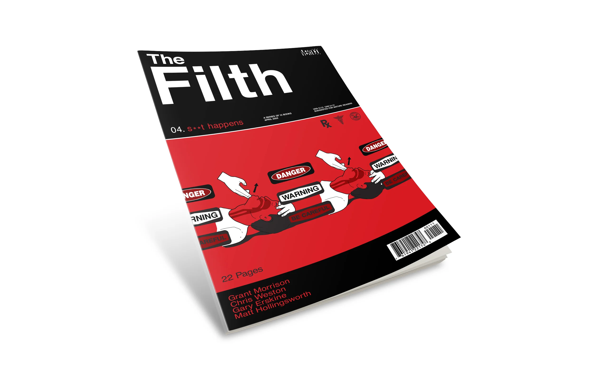 Filth comic book cover #4. "Shit Happens".
