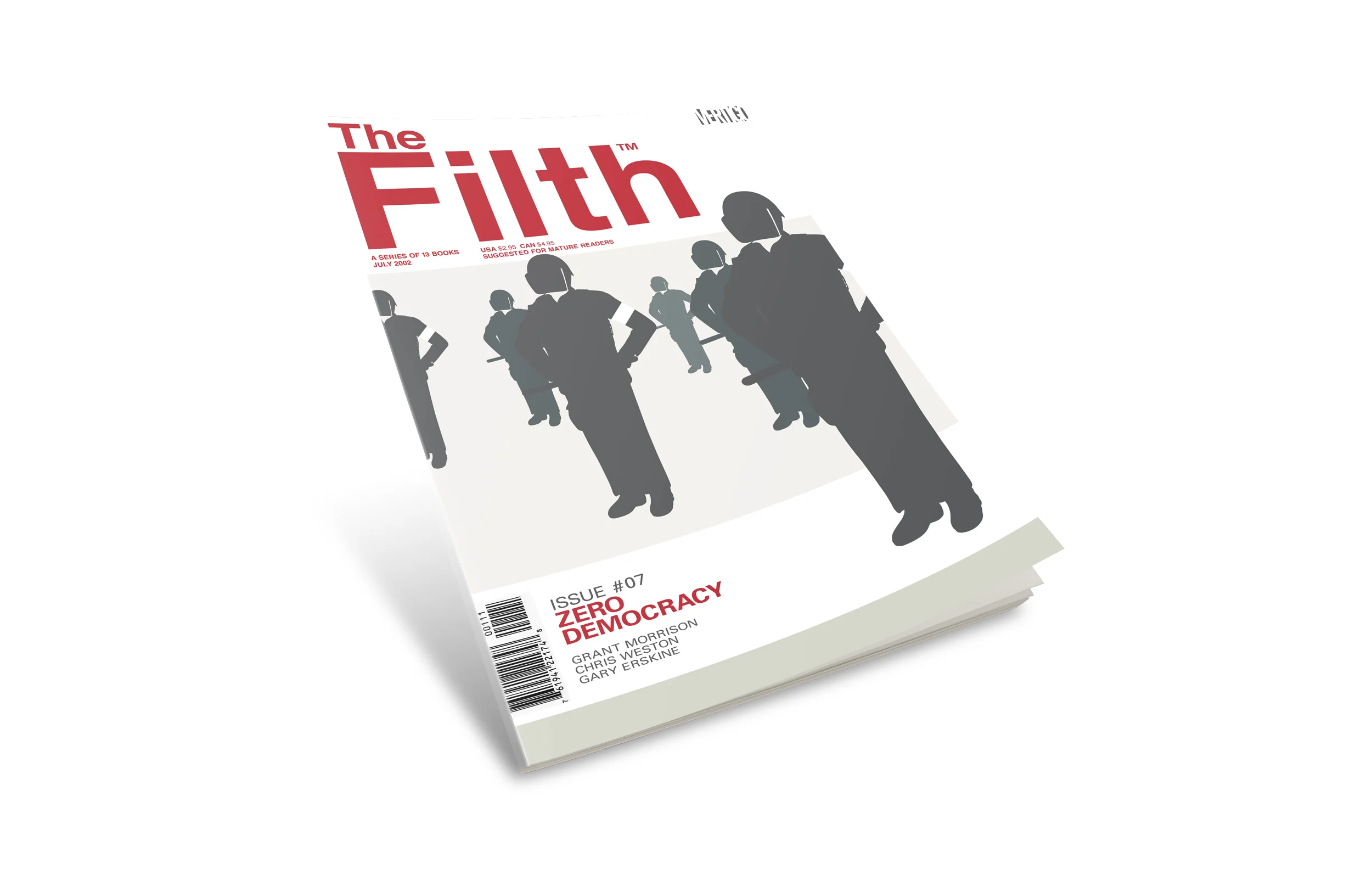 Filth comic book cover #7. "Zero Democracy".