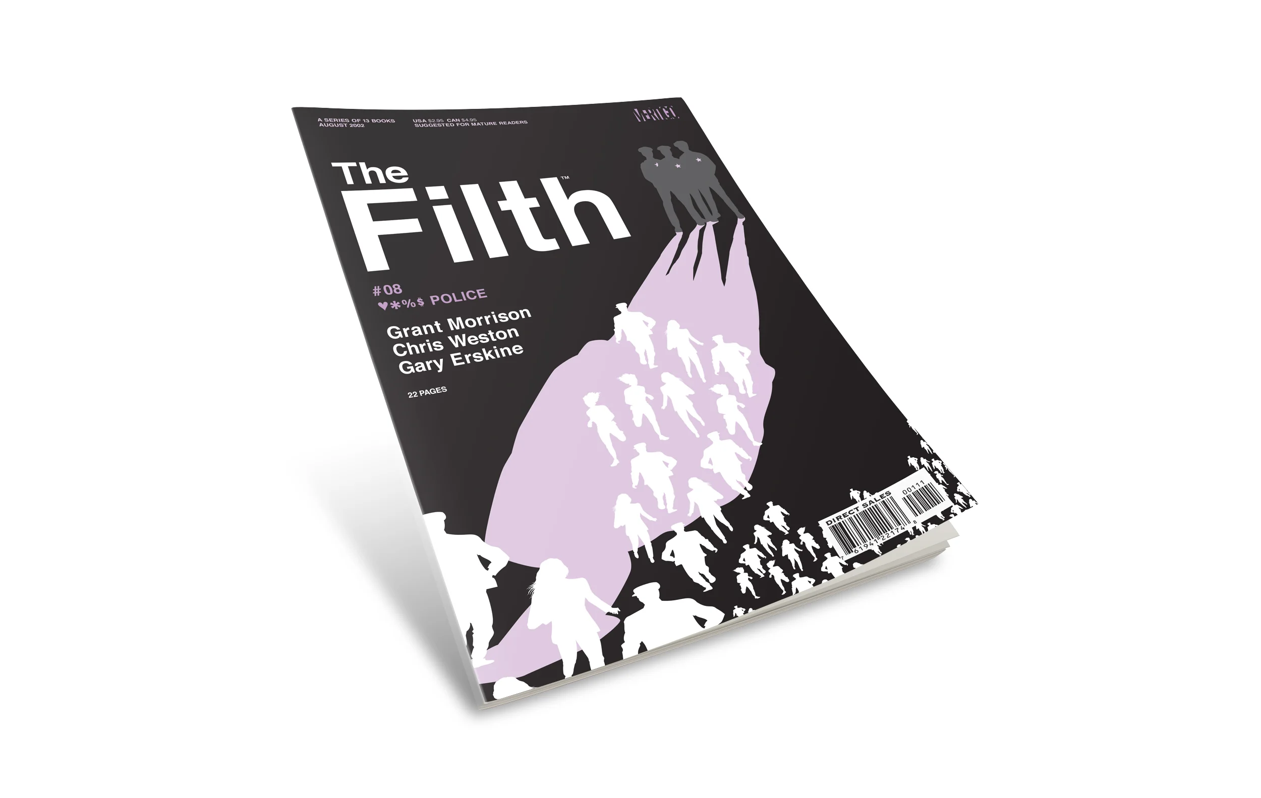 Filth comic book cover #8. "Fuck The Police".