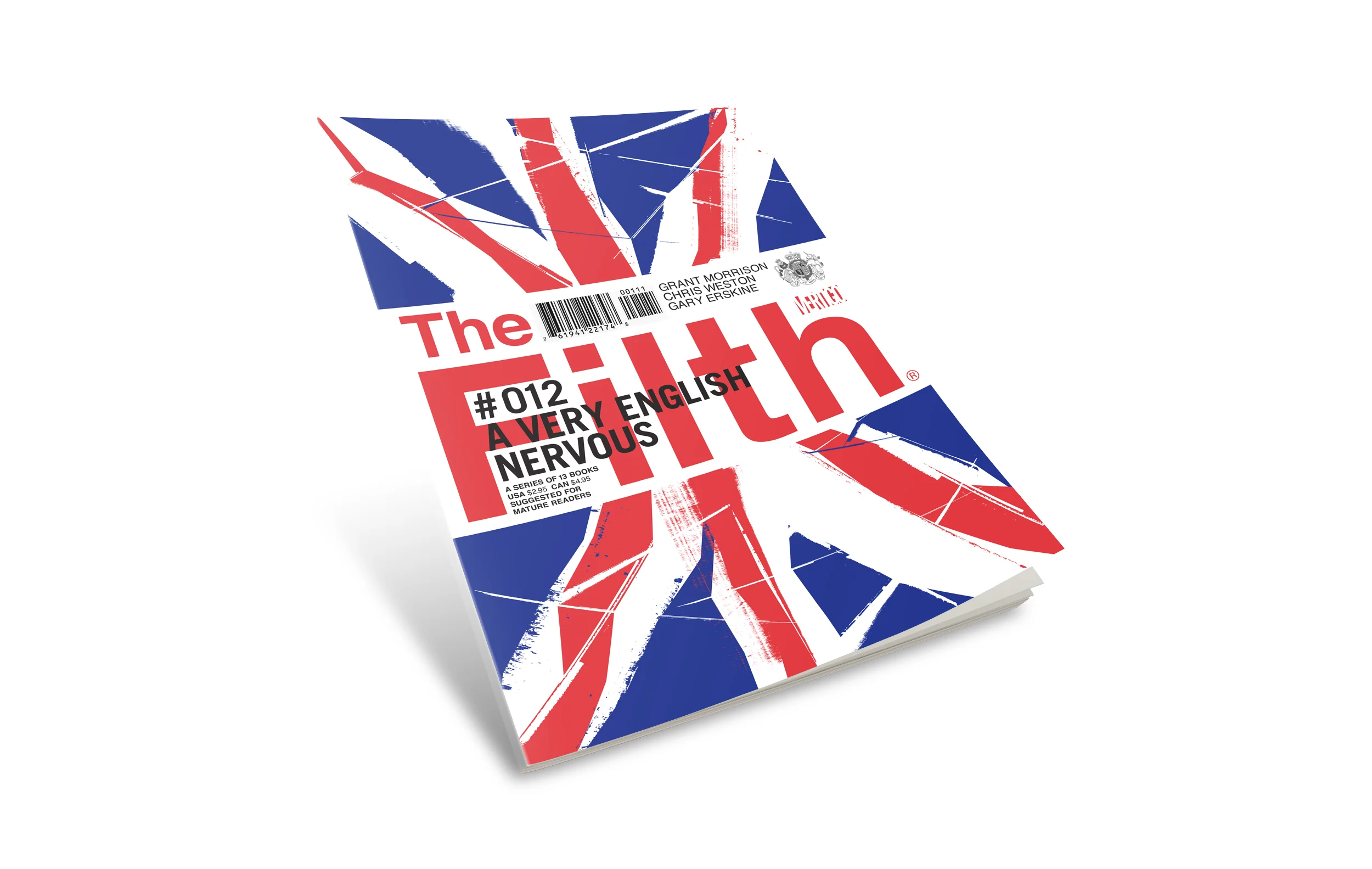 Filth comic book cover #12. "A Very English Nervous Breakdown".
