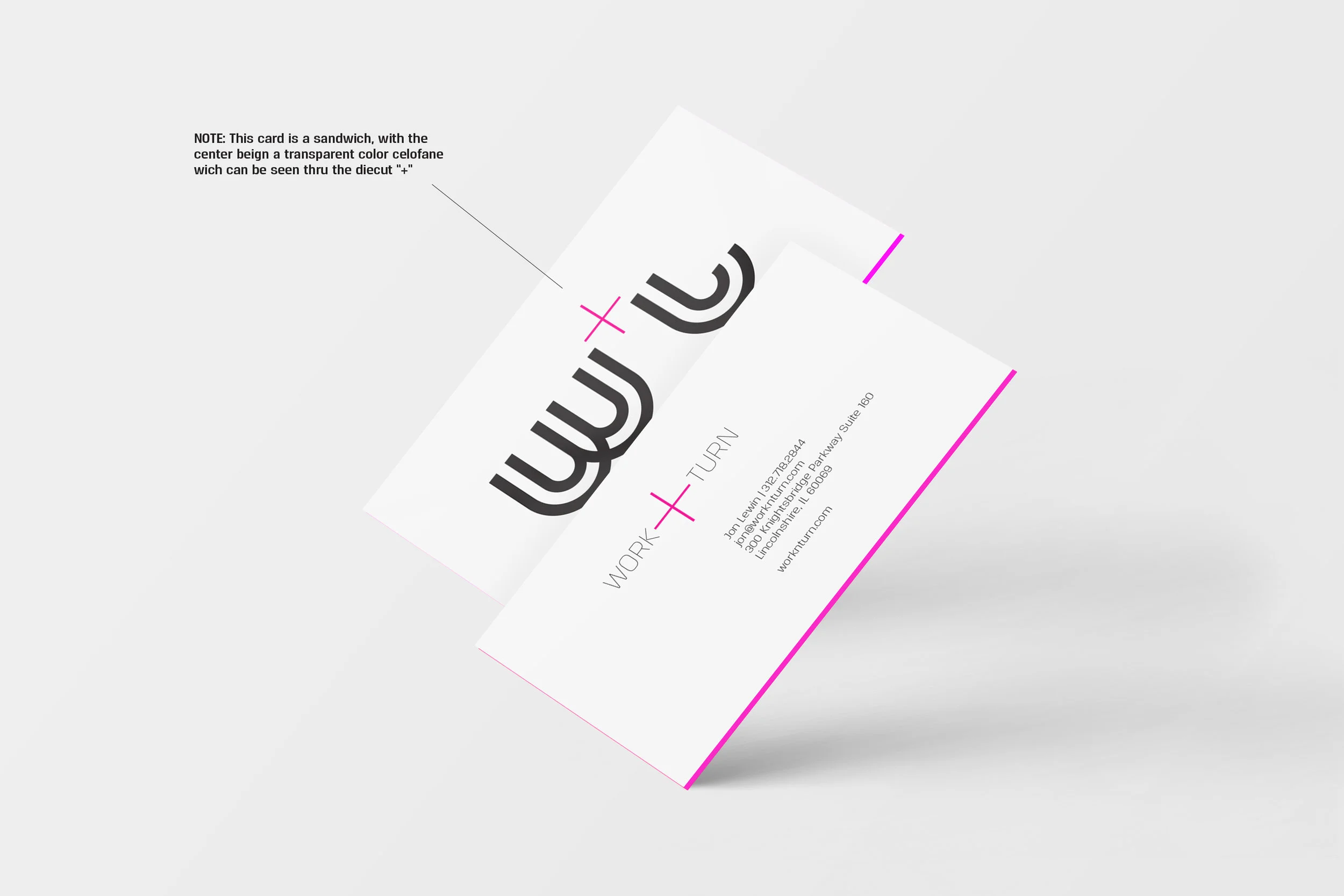 Work+Turn - EXPLORATION #1 - business cards