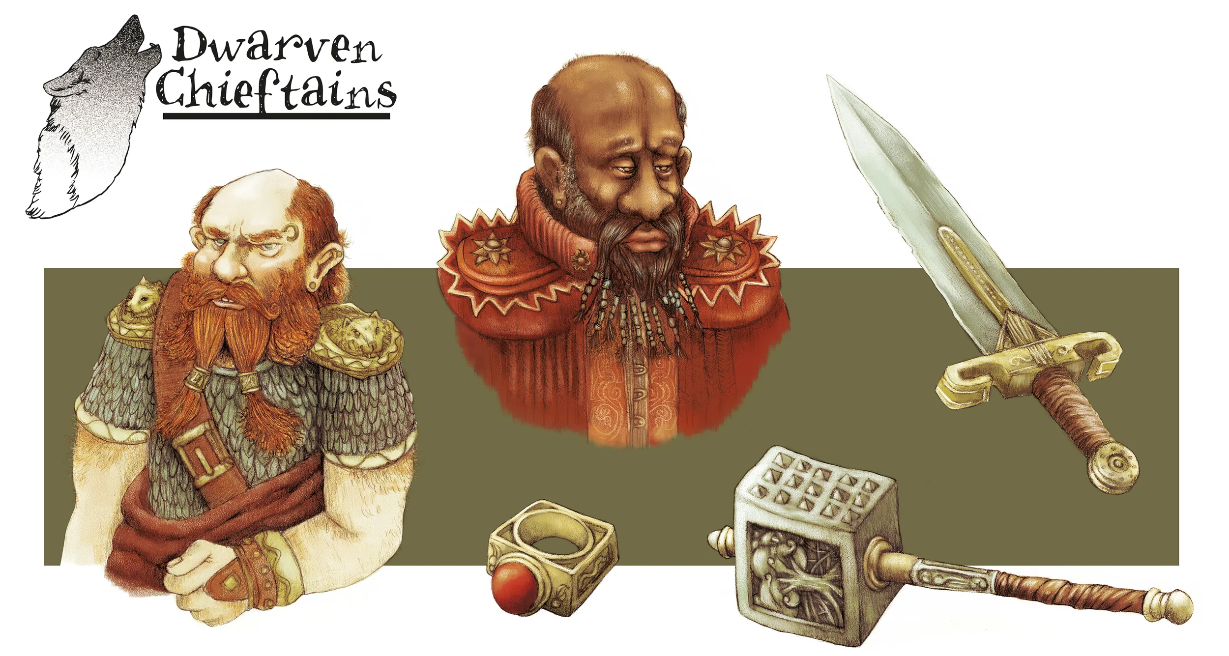 Dwarf Chieftains concept art