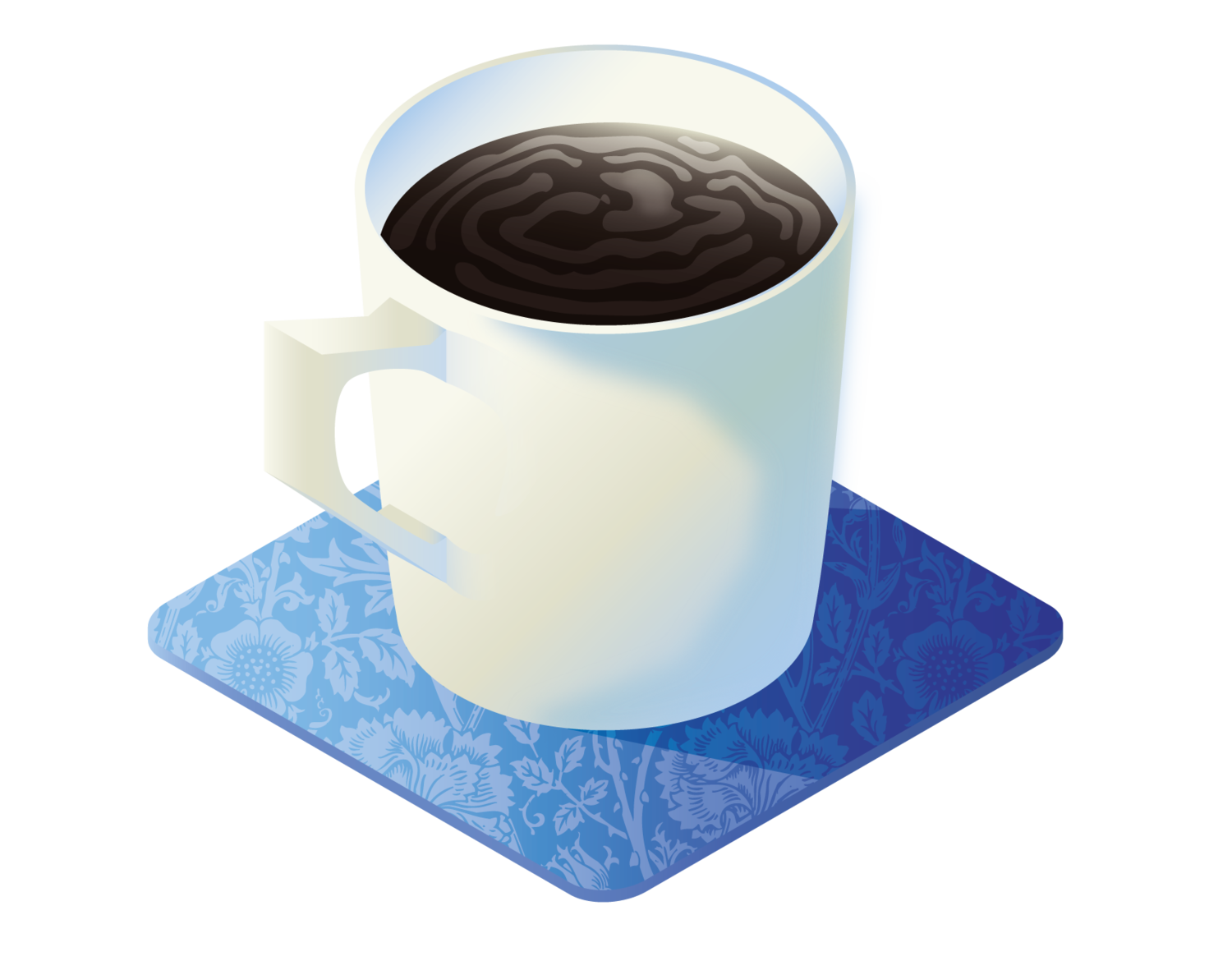Vector coffee cup