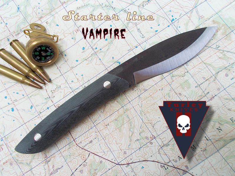 The Vampire: Blade about 4" , handle about 4 1/2"