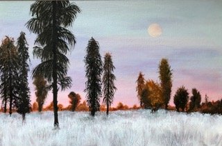 Australian Moonrise (Oil)