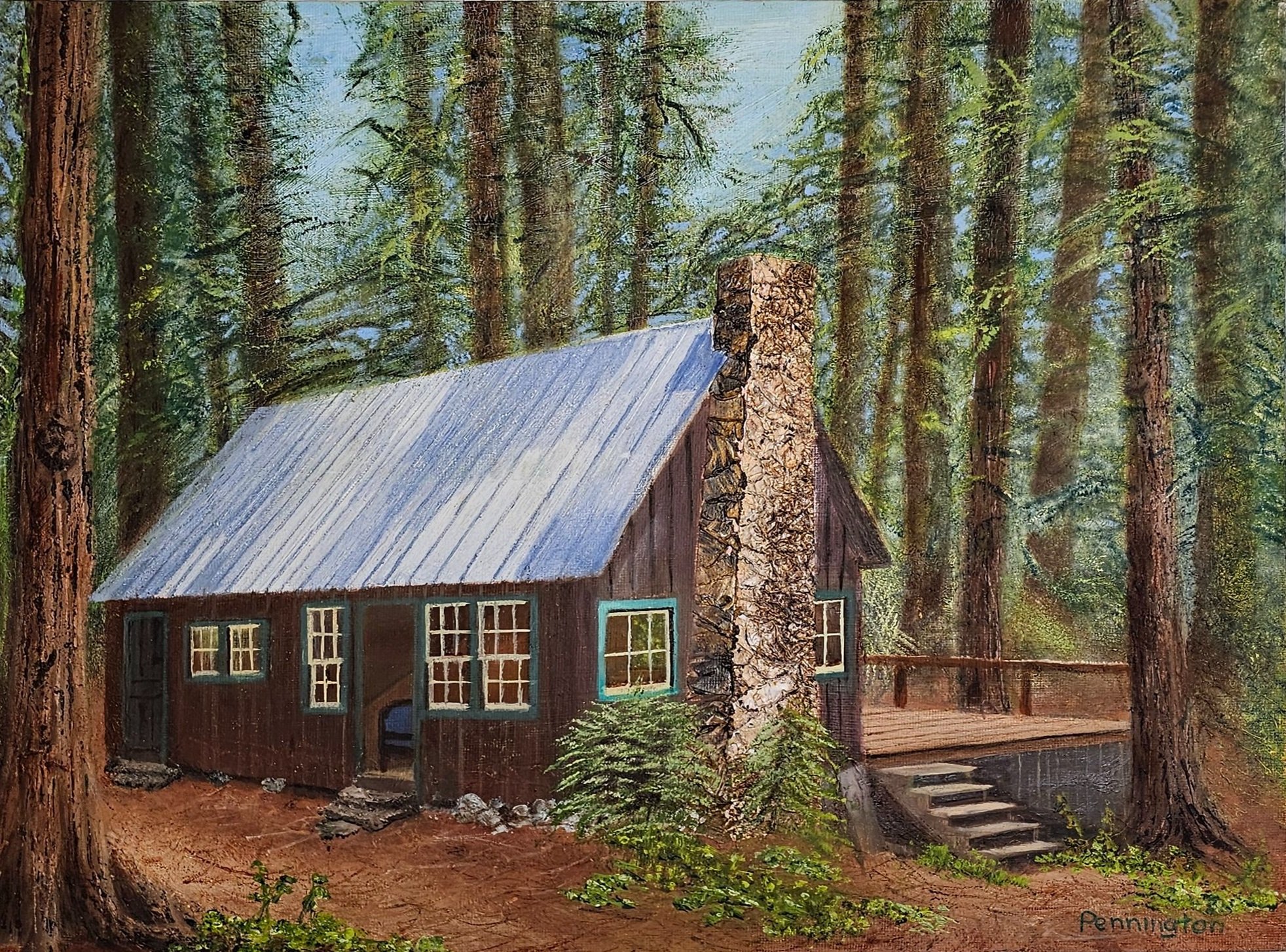 Kate's Cabin (Oil)