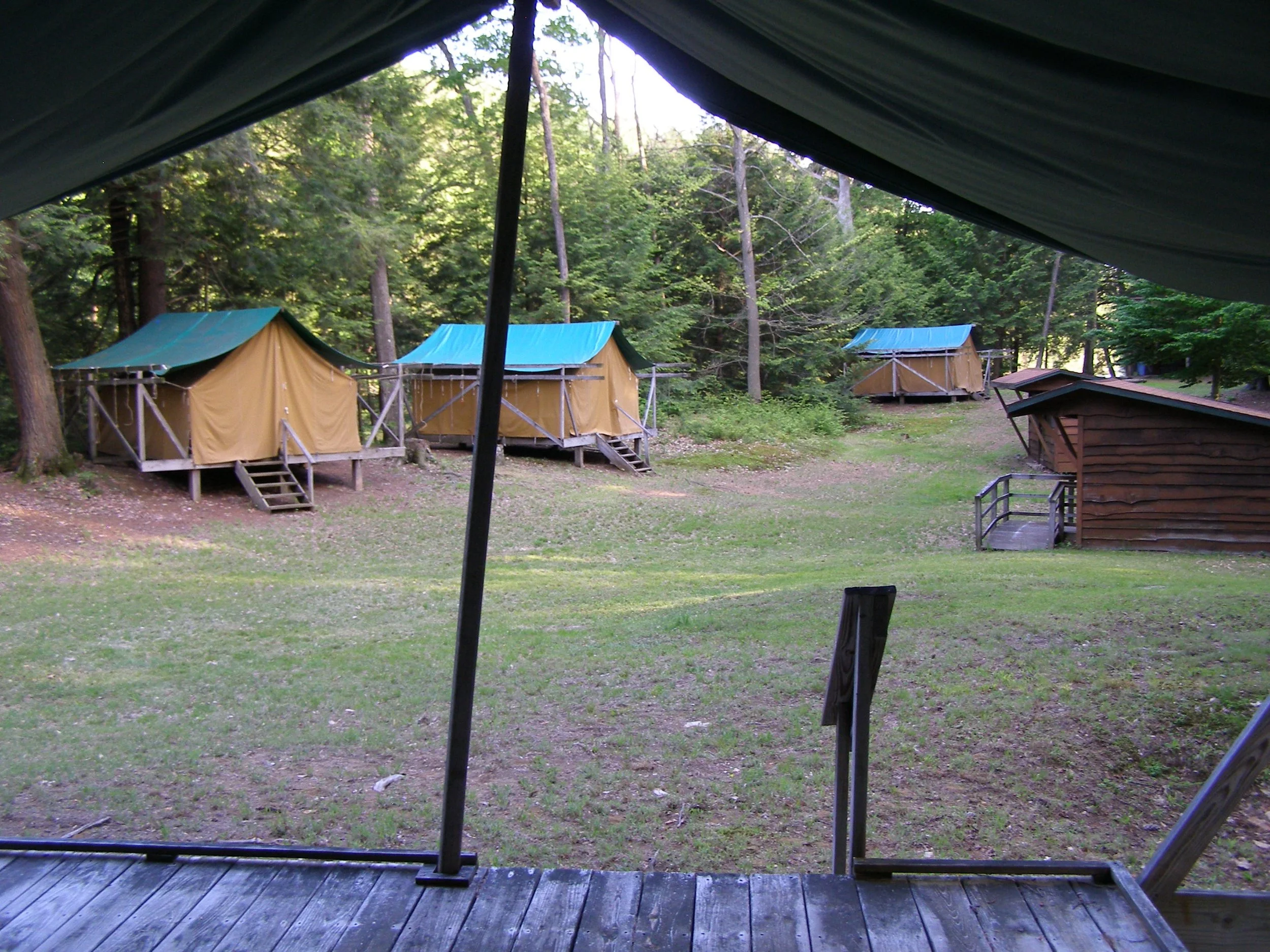 Sleepy Hollow Unit with Tents Up (Copy)