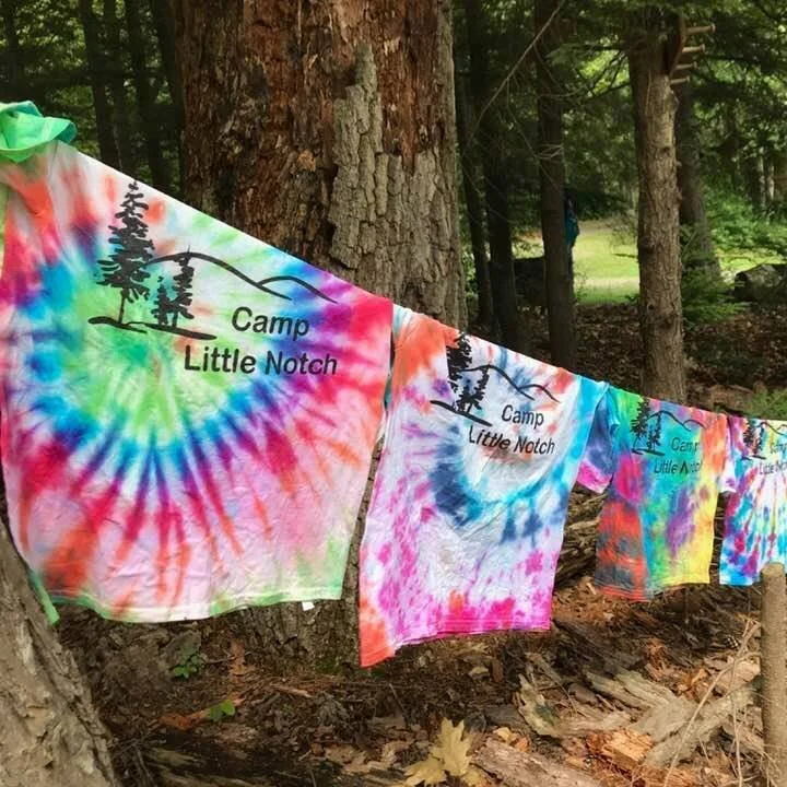 Camper tie dye hanging out to dry (Copy)