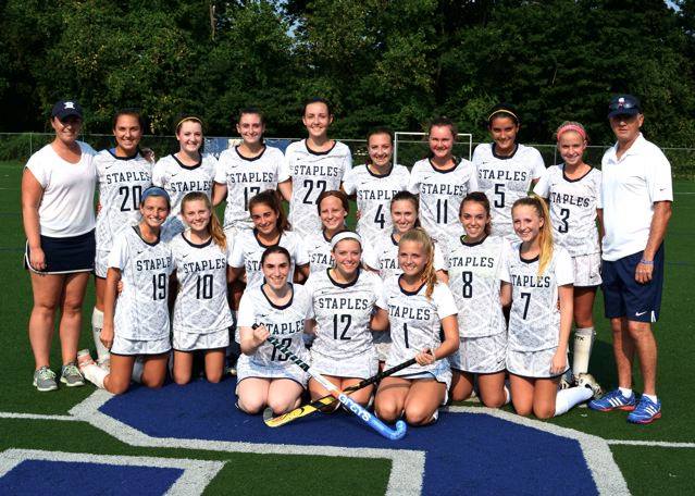 Ian with the 2015 Staples Varsity team