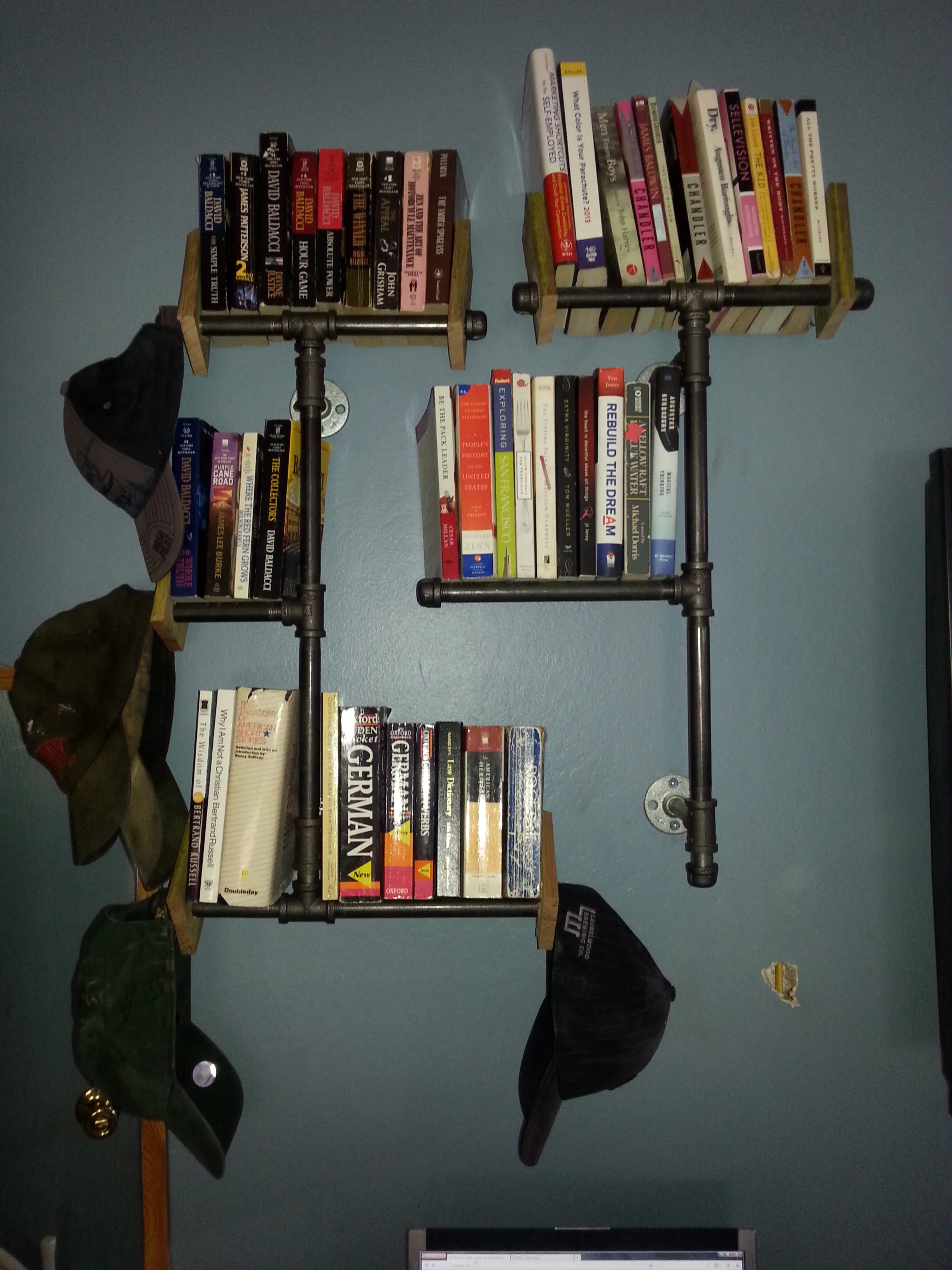 Pipe Shelves