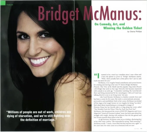 Bridget McManus: On Comedy, Art, and Coming Out