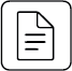 Document icon representing a file or report.