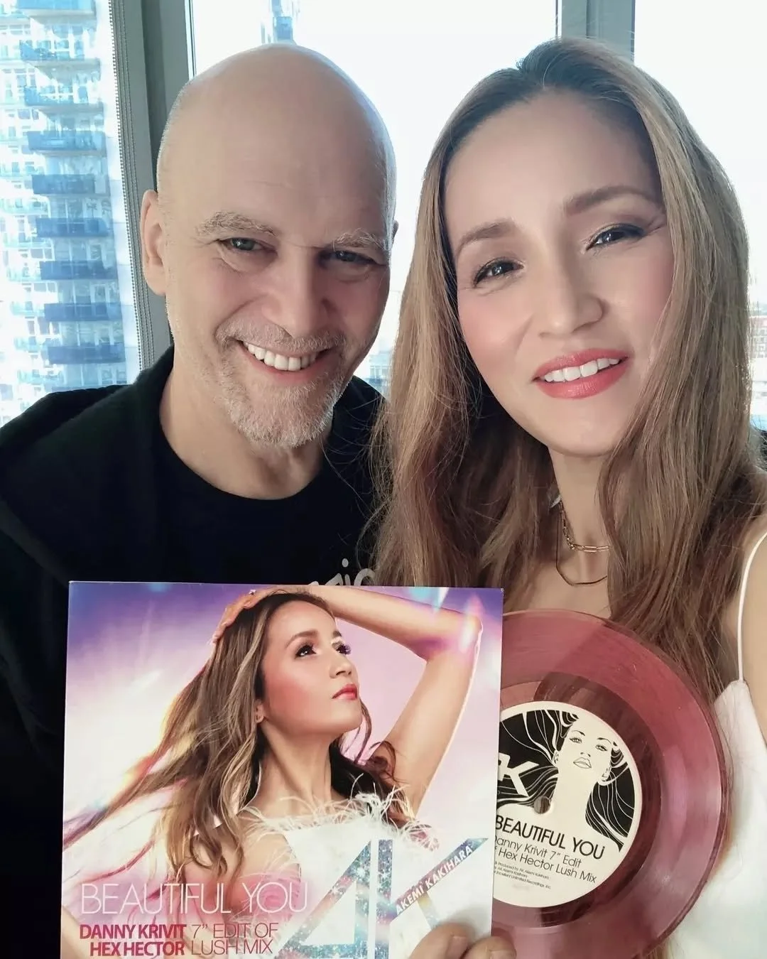 [7"] Limited Edition Collectors Pink Vinyl. AK @akakemikakihara - Beautiful You (@dannykrivit Edit of Hex Hector Lush Mix). AK &amp; Danny :)
https://tinyurl.com/mr47p9ef

A. Danny Krivit 7" Edit of Hex Hector Lush Mix
B. Original Mix

Foll