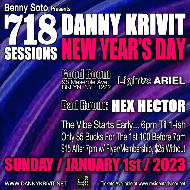 1/1/23 Sunday The Annual 718 Sessions New Year's Day Celebration ...