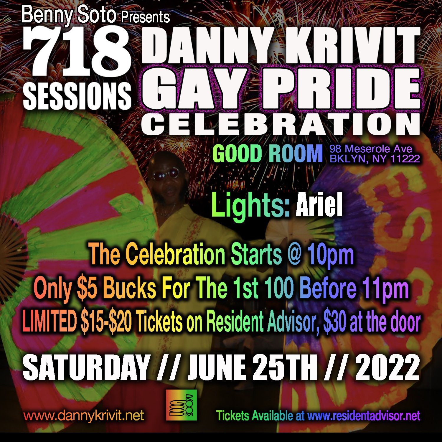 718 Sessions celebrates PRIDE at Good Room! Saturday, June 25th 10pm ...