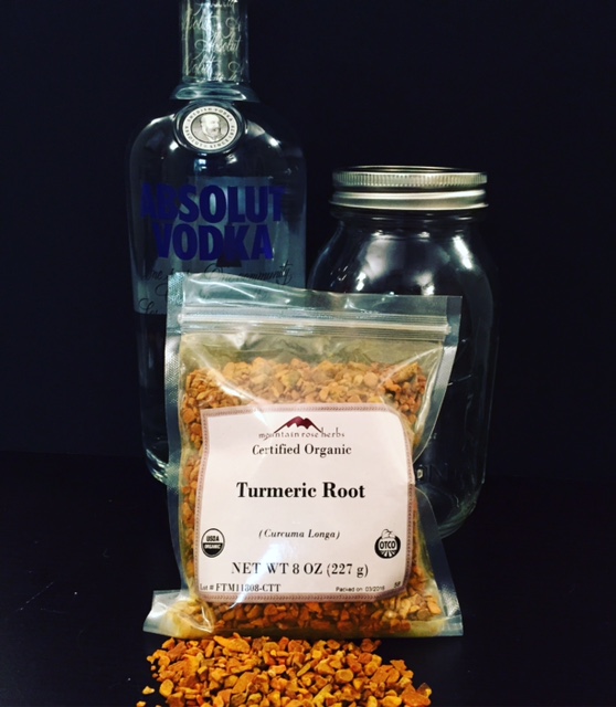 Tinctures are easy to make and offer a convenient way to take herbs. Tinctures preserve active properties, have a longer shelf life of approximately 5 years, and go directly into the bloodstream for immediate effect. All you need is herb of your choice (dried or fresh), vodka and a mason jar.