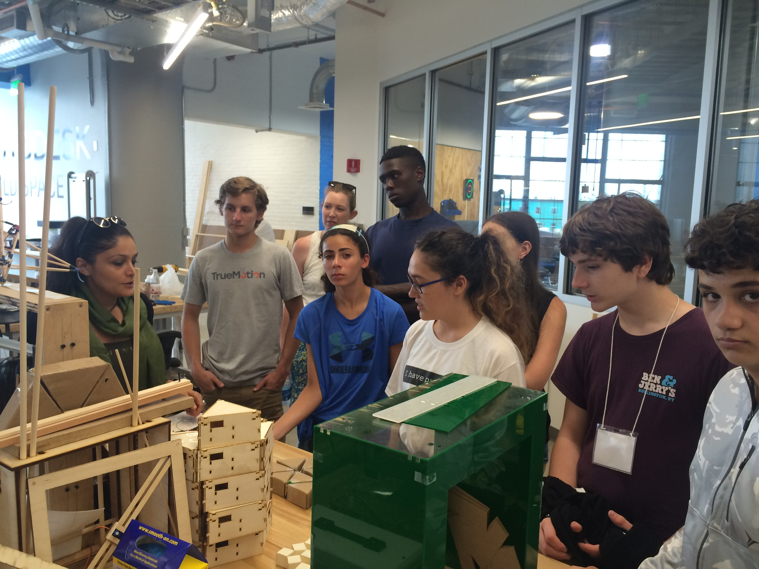 steam field trip to the autodesk build space - a collaborative research & development workshop for the future of building located in boston’s innovation district.