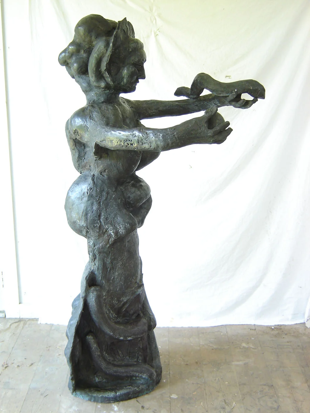 PORTRAIT OF THE ARTIST'S WIFE ENTERING TUSCANY