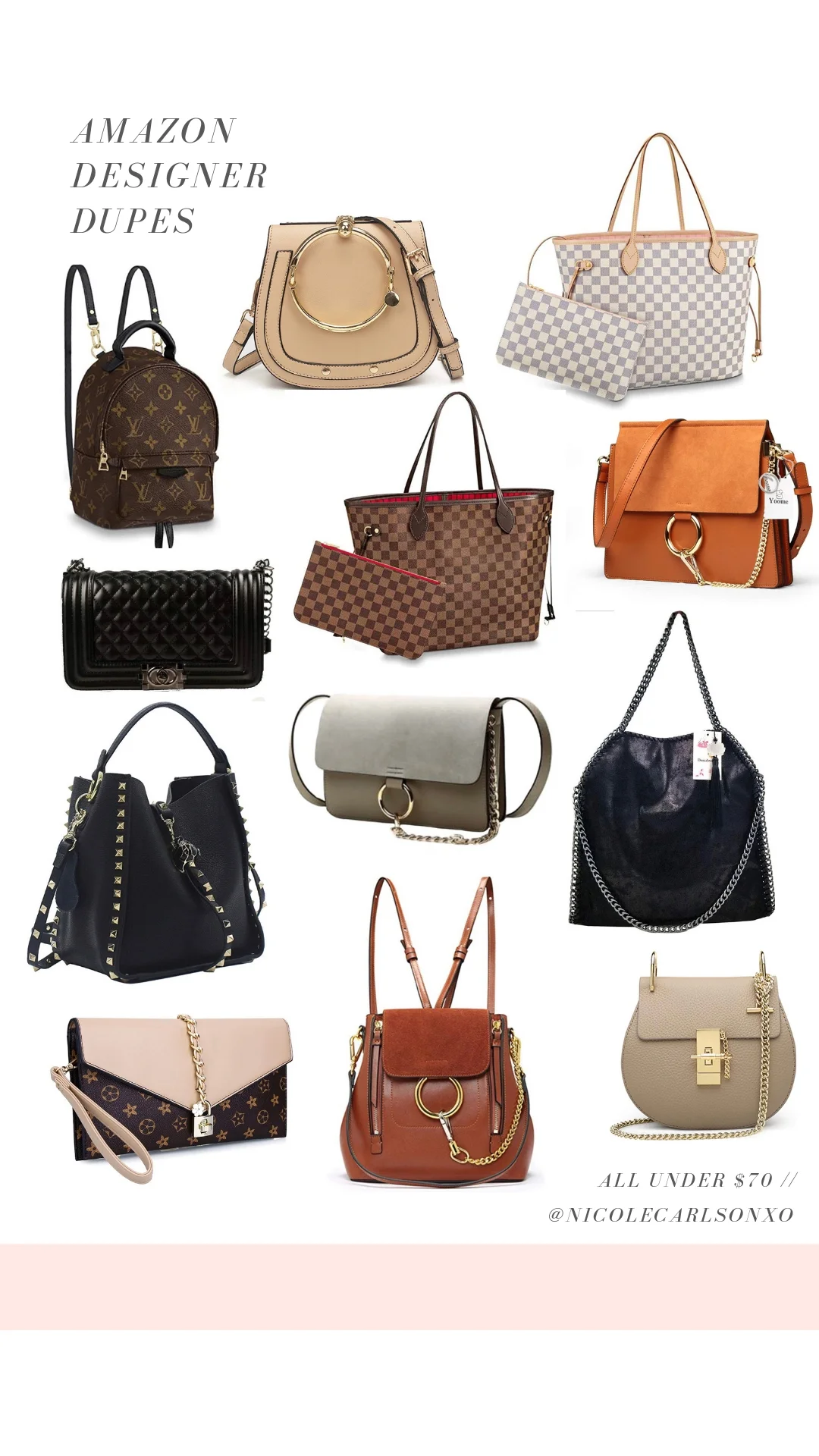 Amazon Designer Dupes // under $70