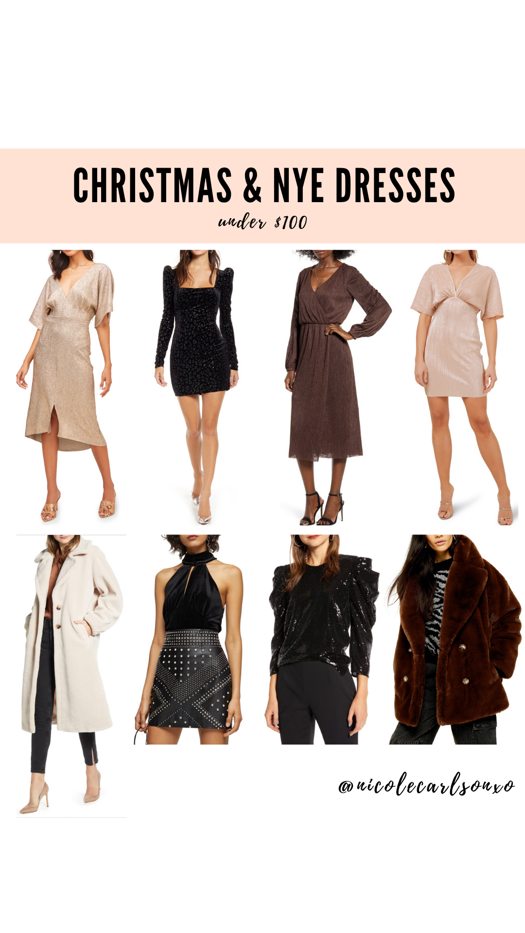 Christmas &amp; NYE Dresses under $100! 