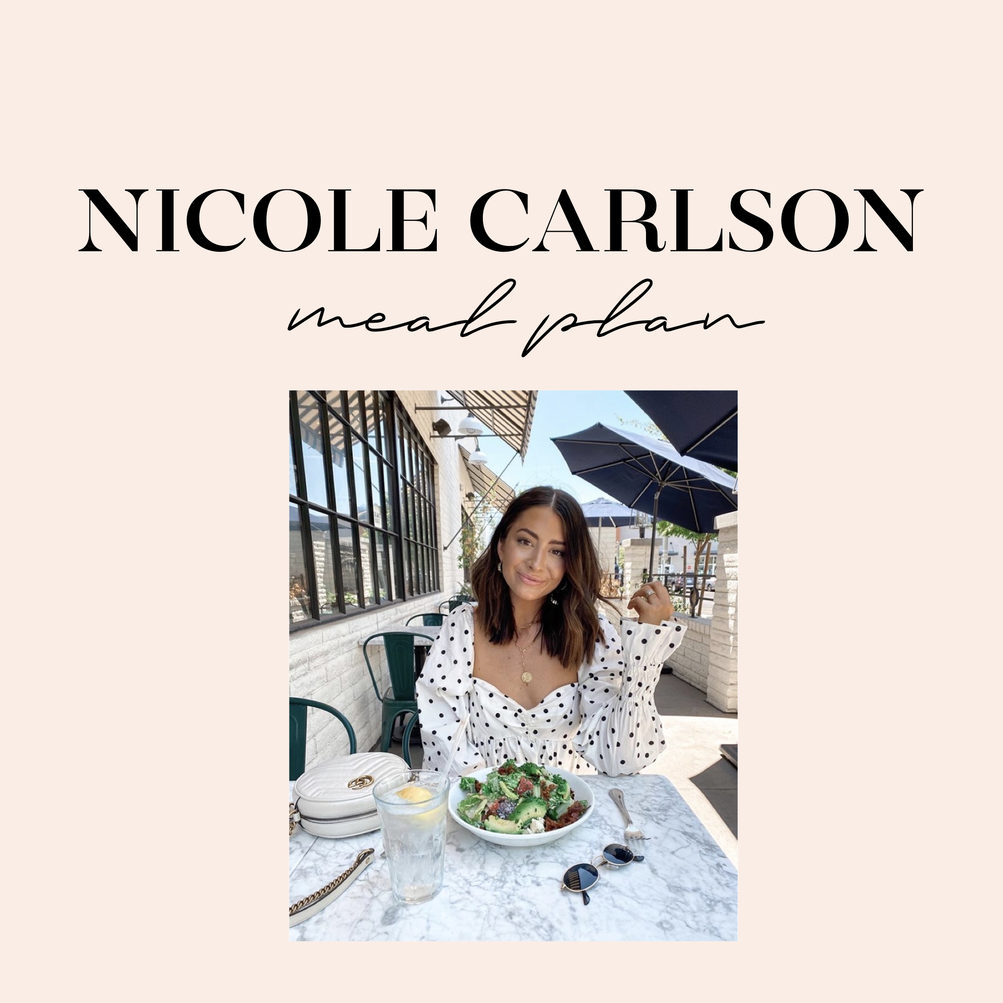 nicole carlson meal plan