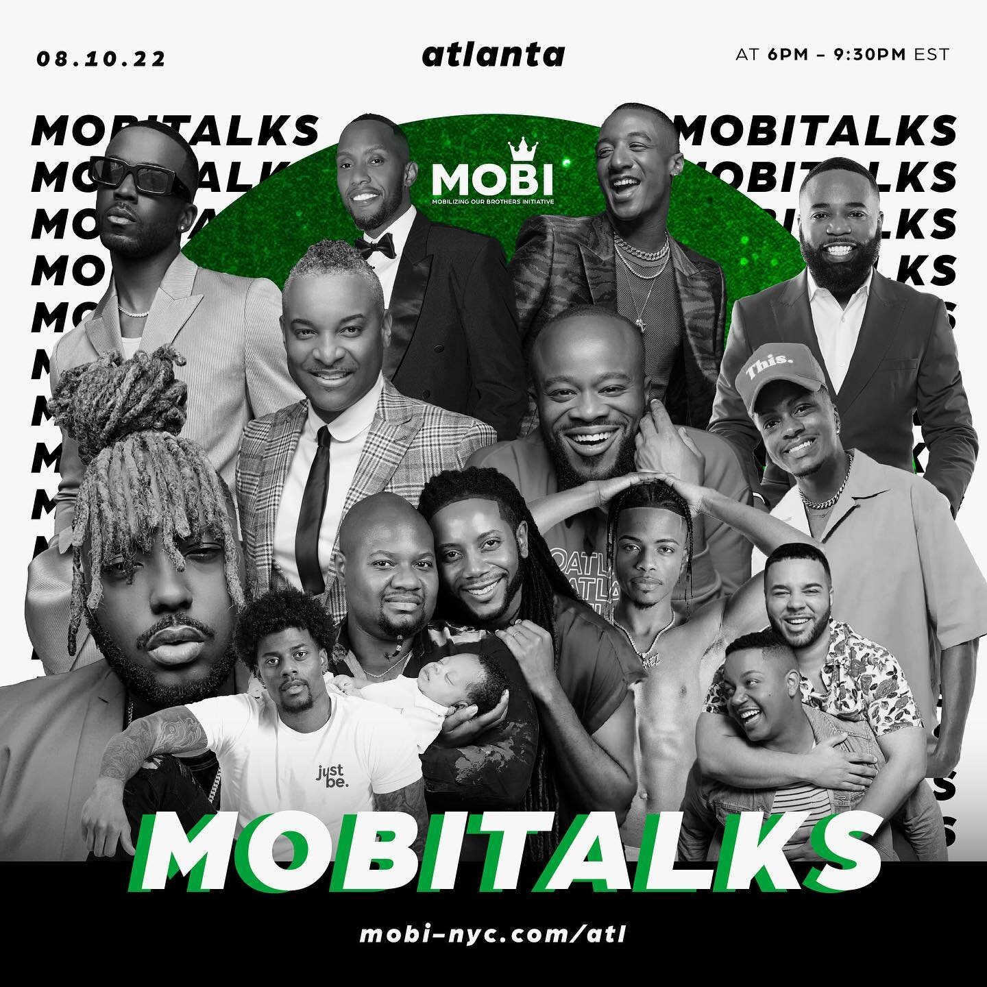 Beyond excited and proud to bring @mobinyc #MOBItalks to ATLANTA!!! 

After 5 years of successful programming in New York City, and across the country, Atlanta gets to experience this very intentional space. MOBItalks ATL features so many natives, cu