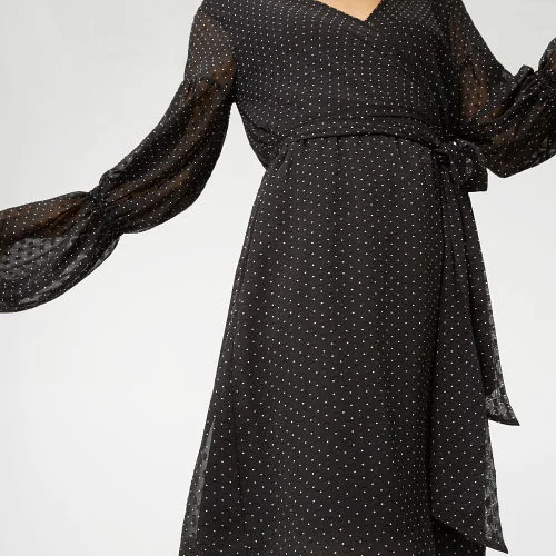 club monaco polka dot dress