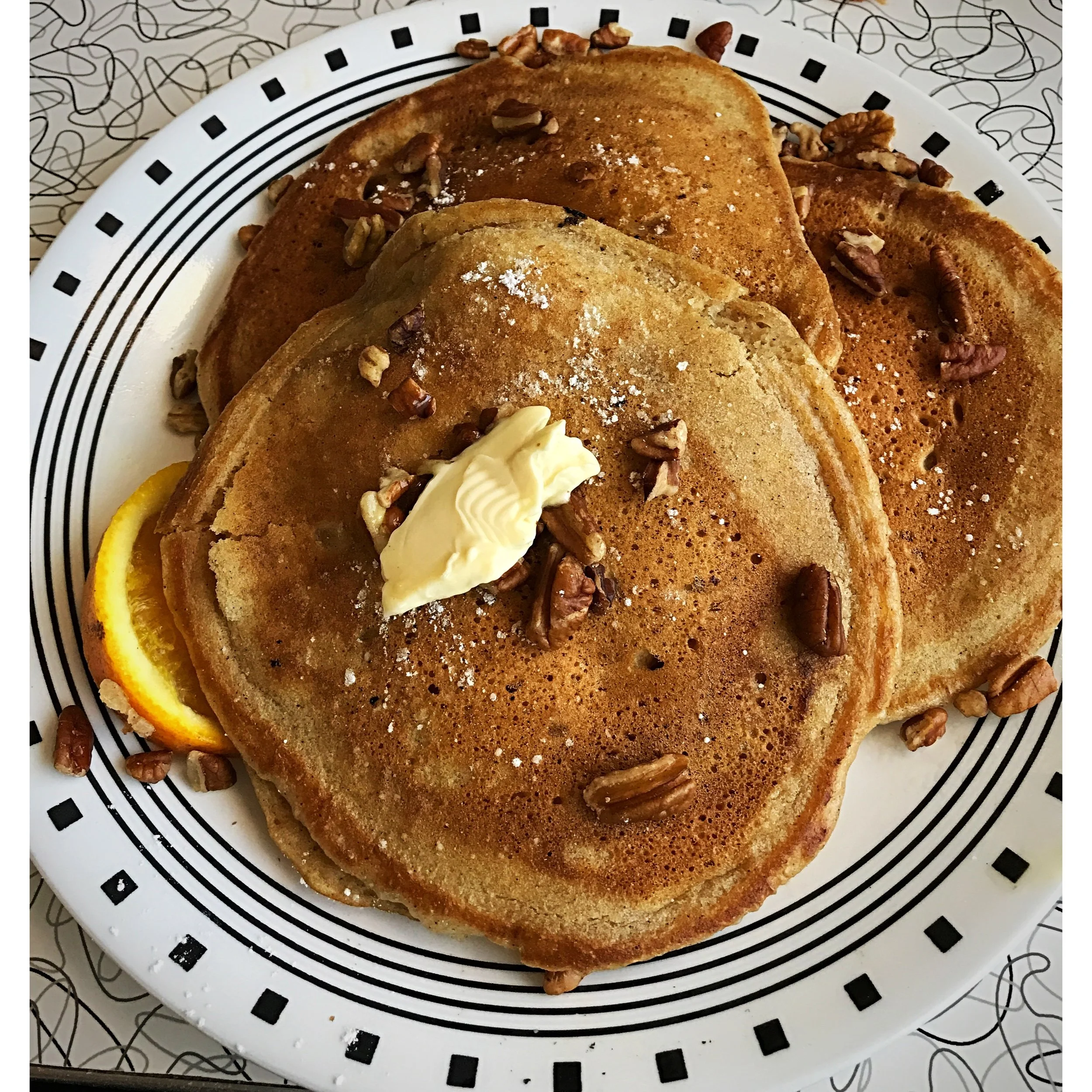 Pecan Pancakes - Spiral Diner