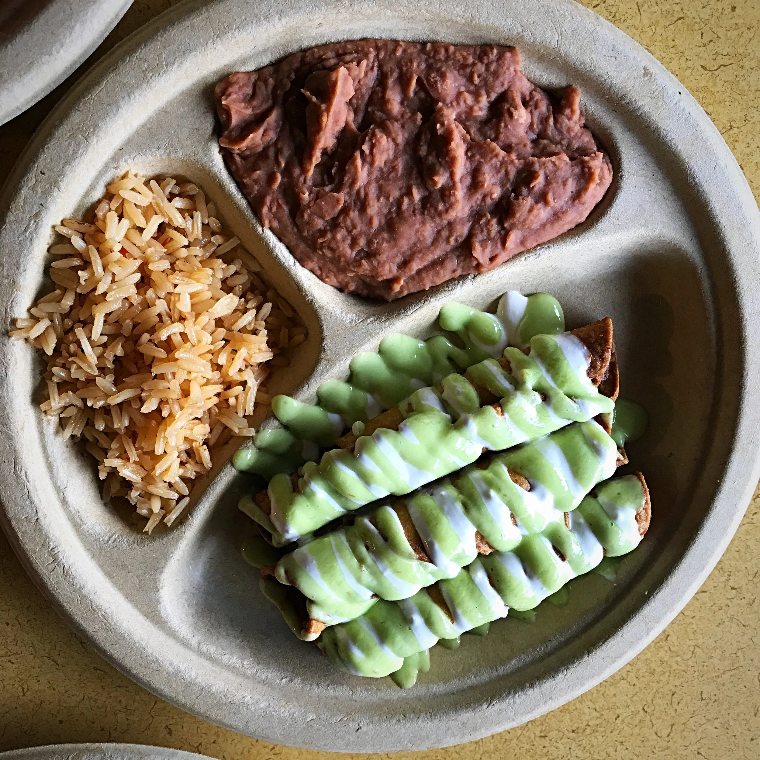 Vegan Flautas -El Palote Panaderia