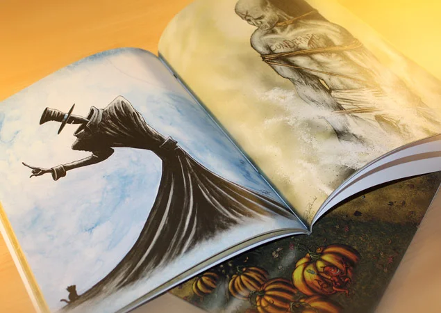 Sketches, Inkings & Art Pages 34-35