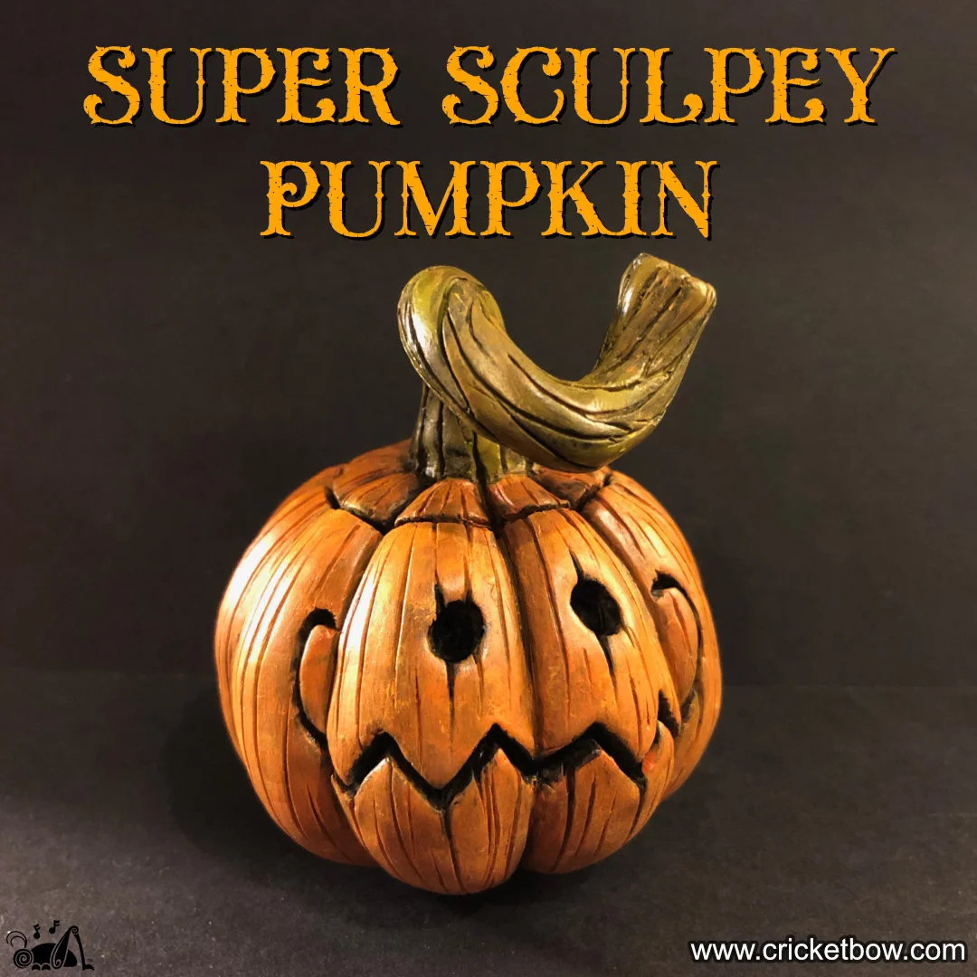 Sculpting a Jack O’Lantern with Sculpey