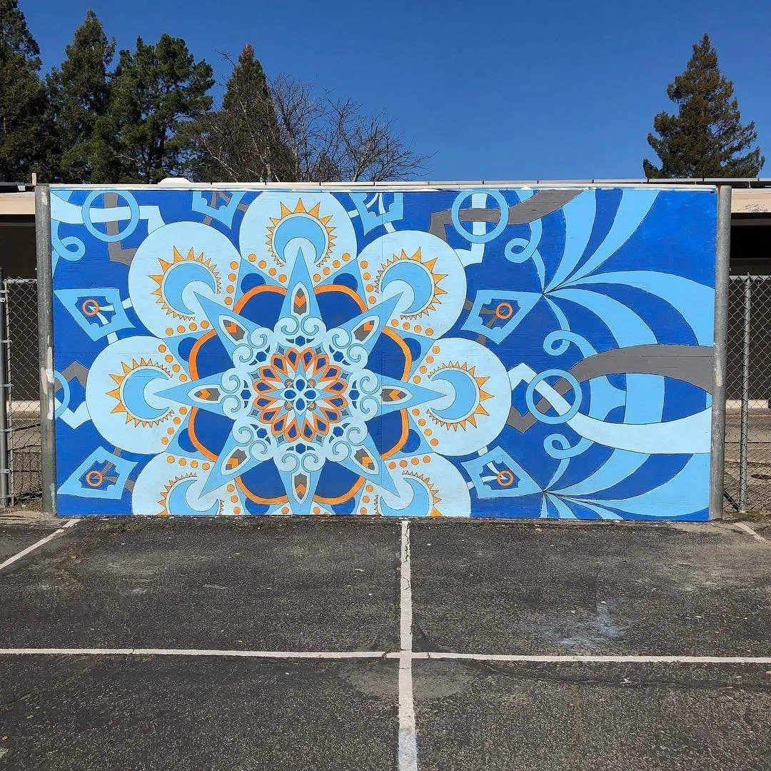 Secret project in the works since summer! &mdash;&mdash;&mdash;&mdash;&mdash;&mdash;&mdash;&mdash;&mdash;&mdash;&mdash;&mdash;&mdash;&mdash;&mdash;&mdash;&mdash;&mdash;&mdash;&mdash;-&mdash;&mdash;-#mural #mandala