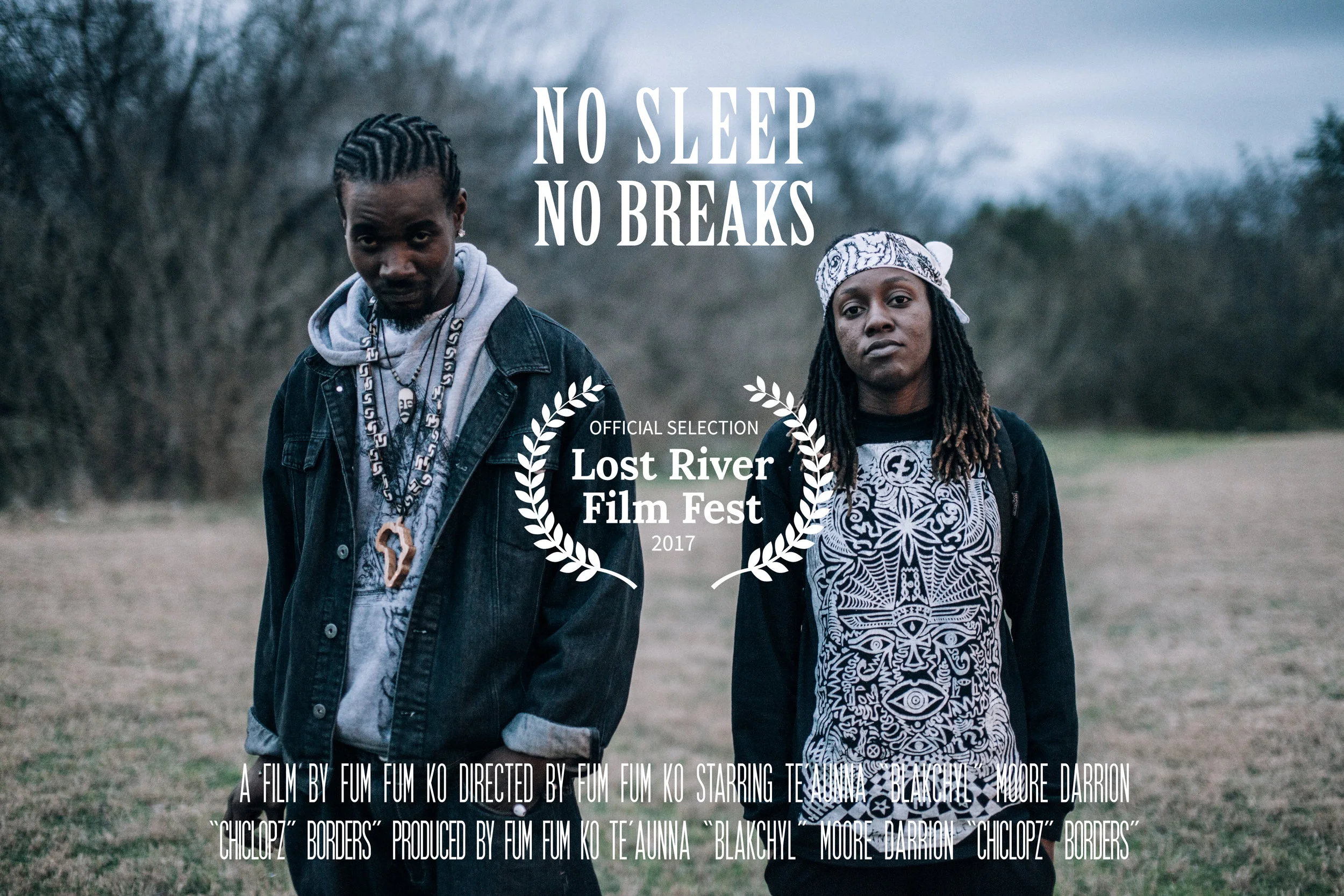 Official Movie Poster for Fum Fum Ko's Short Film No Sleep No Breaks