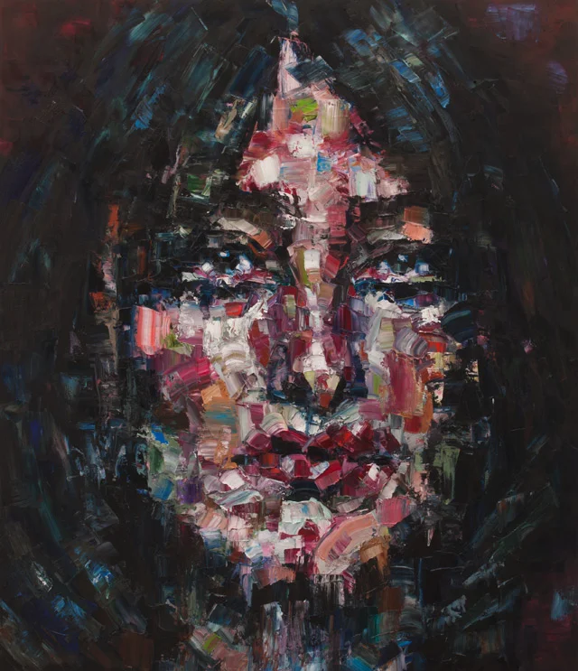 Enormous Palette Knife Portraits And Figures By Salman Khoshroo