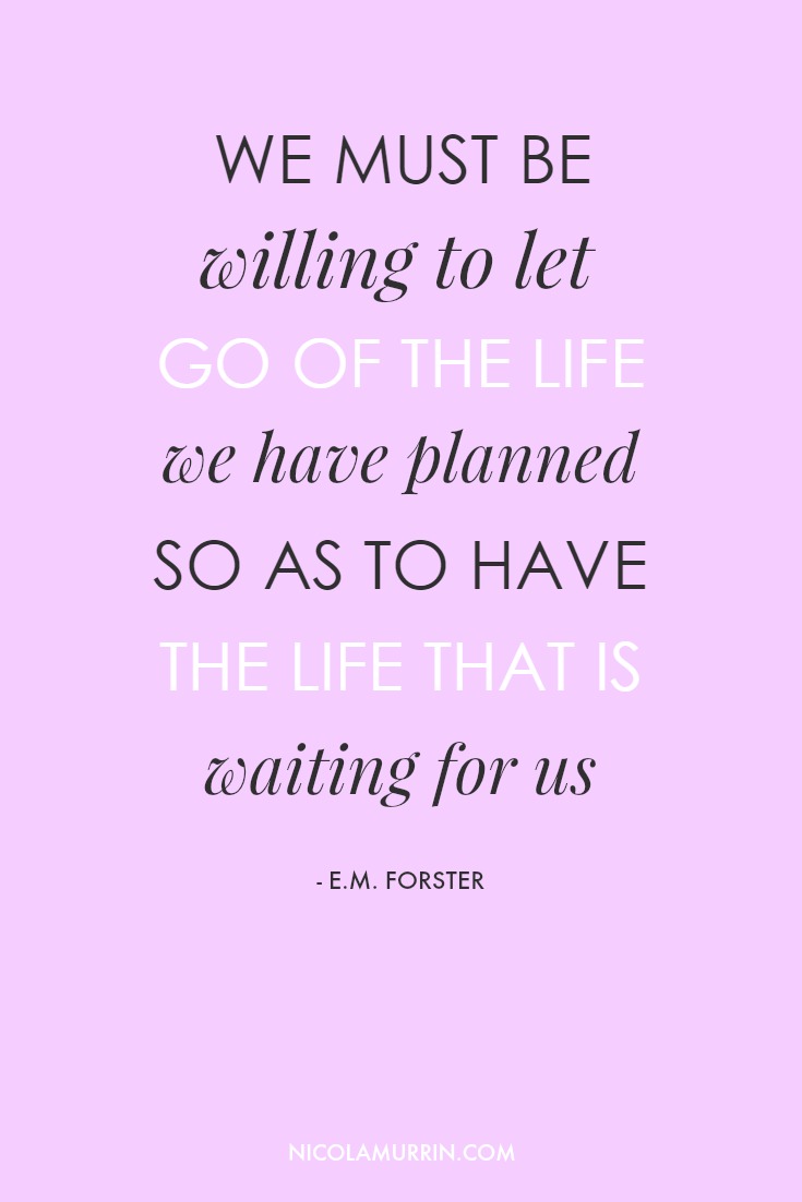 Sometimes it's so easy to get caught up in plans and goals that our passions become a burden. This is a sure sign we need to let go. Click to read or pin for later