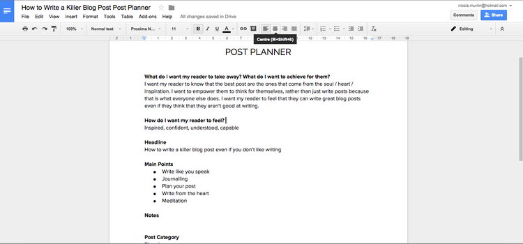 5 Secrets To Writing A Blog Post People Want To Read — Nicola Murrin